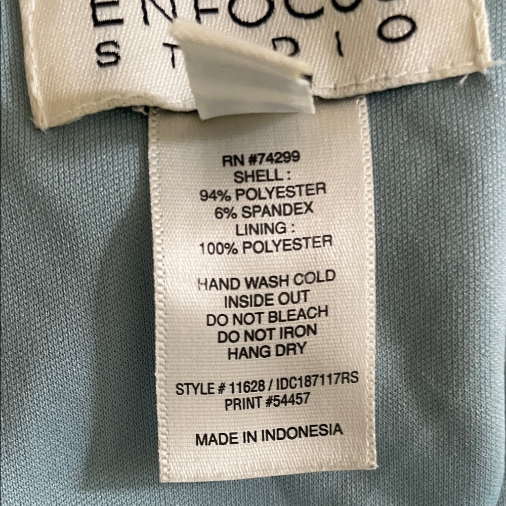 Enfocus Studio Floral Midi Dress‎ - Blue and White - Picture 13 of 13